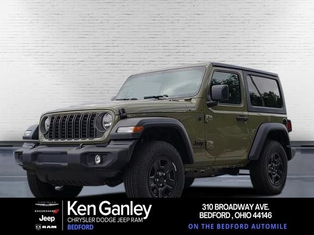 2026 Jeep Wrangler WRANGLER 2-DOOR SPORT in 41 Exterior Paint — front three-quarter view