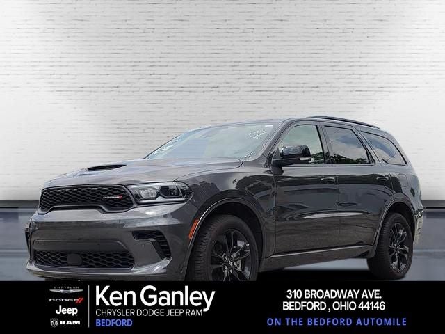 2026 Dodge Durango DURANGO GT PLUS AWD in Vapor Gray Exterior Paint — front three-quarter view