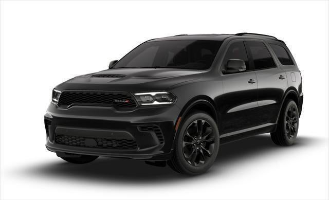 2026 Dodge Durango DURANGO GT PLUS AWD in Diamond Black Clear-Coat Exterior Paint — front three-quarter view