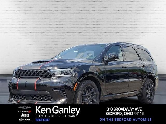 2026 Dodge Durango DURANGO GT PREMIUM AWD HEMI V8 in Diamond Black Clear-Coat Exterior Paint — front three-quarter view