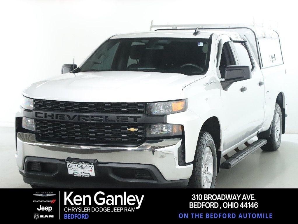 2019 Chevrolet Silverado 1500 Work Truck in Summit White — front three-quarter view