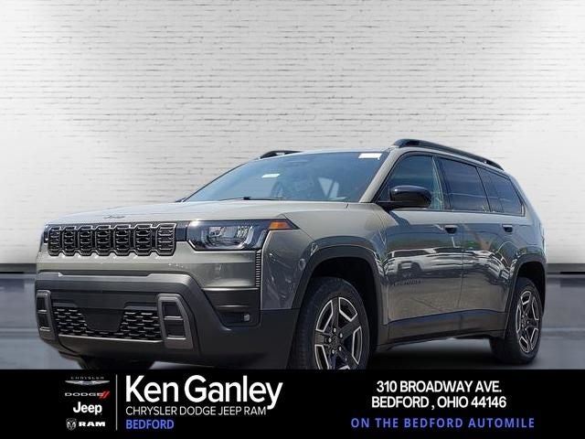 2026 Jeep Cherokee CHEROKEE LAREDO 4X4 in Sting-Gray Clear-Coat Exterior Paint — front three-quarter view