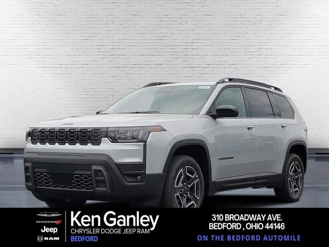 2026 Jeep Cherokee CHEROKEE LAREDO 4X4 in Silver Zynith Clear-Coat Exterior Paint — front three-quarter view