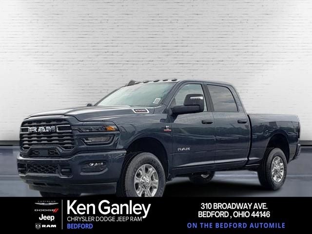 2026 RAM Ram 2500 RAM 2500 BIG HORN CREW CAB 4X4 6'4' BOX in Forged Blue Metallic Exterior Paint — front three-quarter view