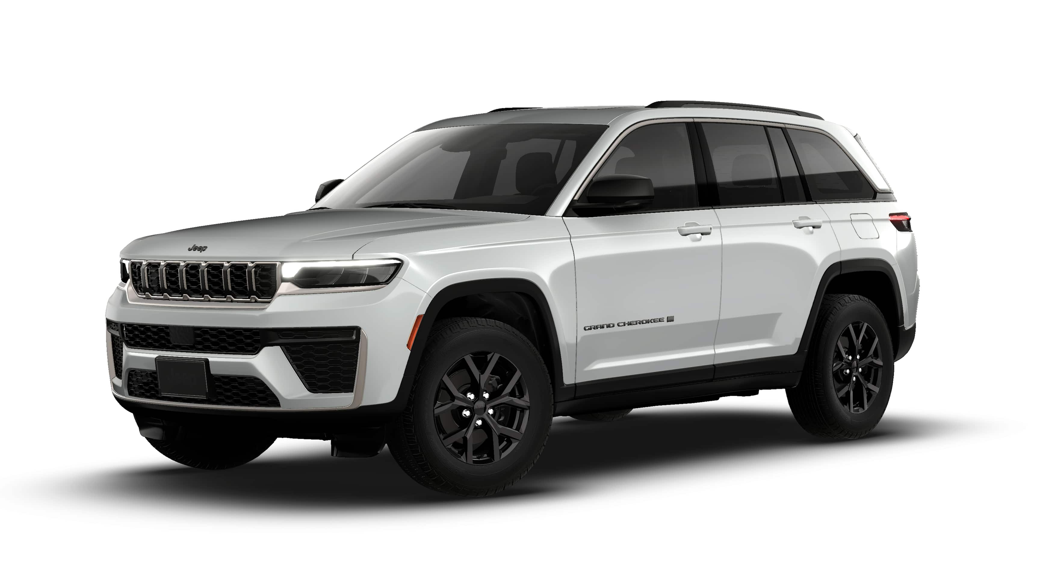 2026 Jeep Grand Cherokee GRAND CHEROKEE LAREDO ALTITUDE 4X4 in Silver Zynith Exterior Paint — front three-quarter view