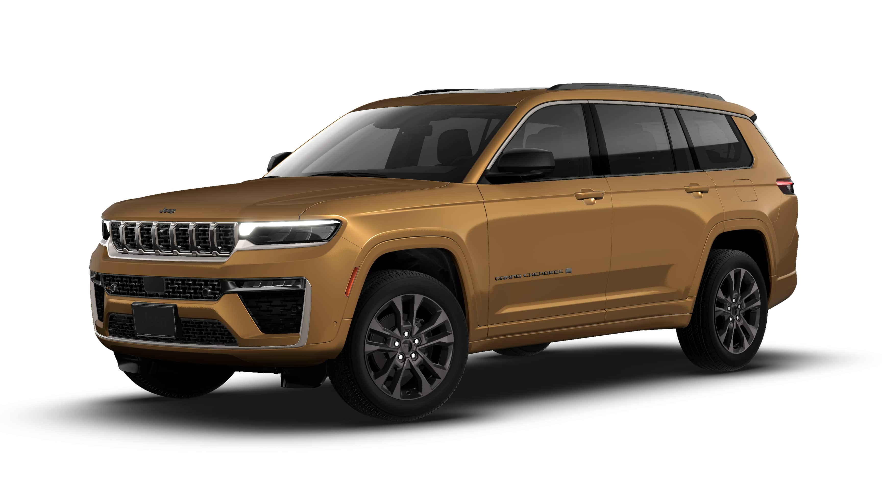 2026 Jeep Grand Cherokee GRAND CHEROKEE L LIMITED RESERVE 4X4 in Copper Shino Metallic Clear-Coat Exterior Paint — front three-quarter view